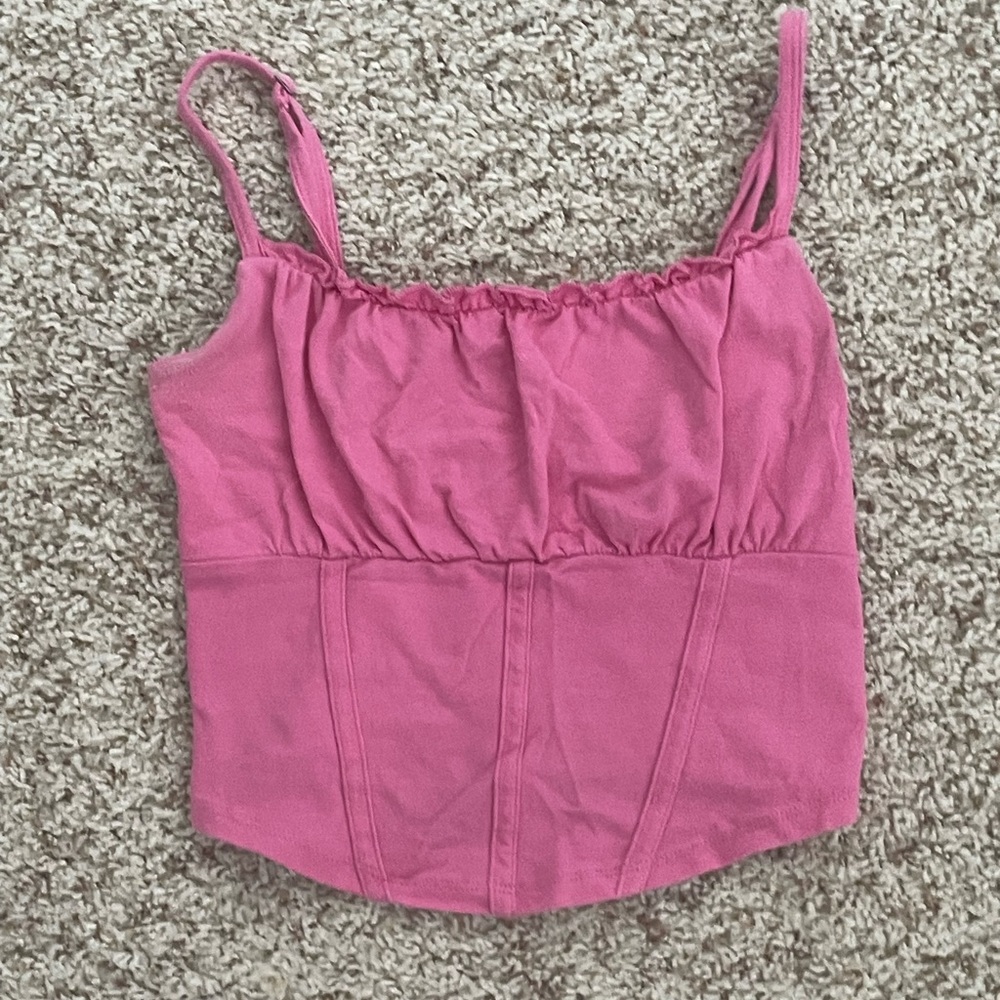 Hollister pink tank top. Size XS